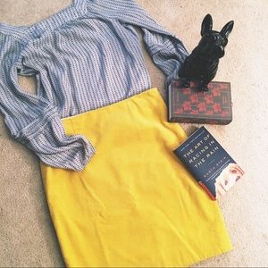 SPRING READY Anthro Maeve Corduroy Skirt EUC